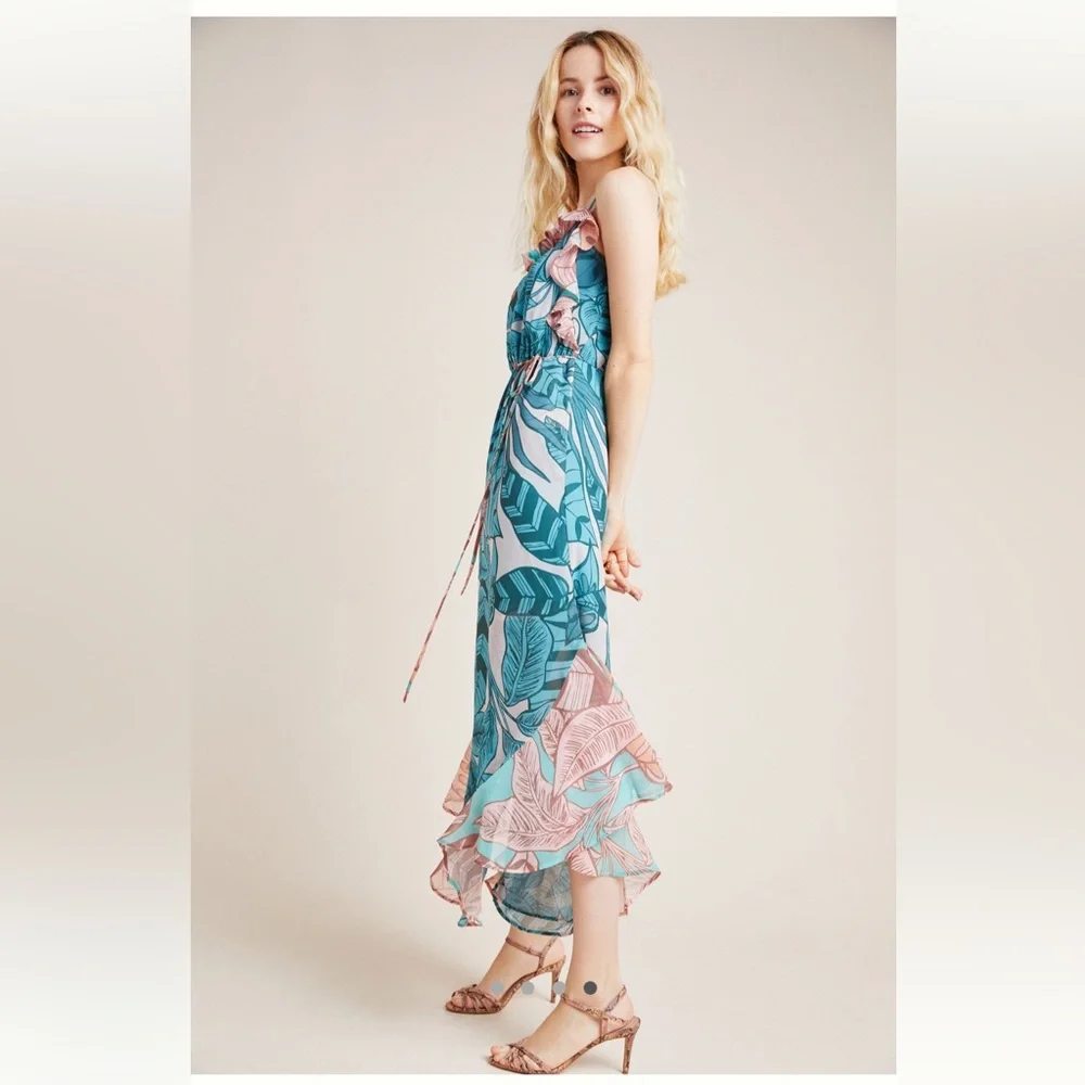 FARM Rio Ruffled Botanical Maxi Dress - Picture 2 of 4